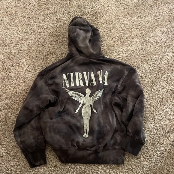 Hu0026M | Shirts | Hm Nirvana Hoodie S | Poshmark